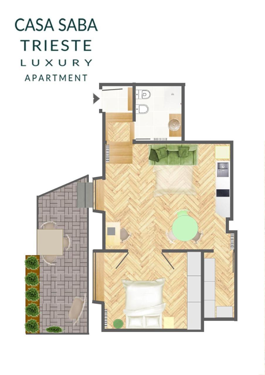 Casa Saba Luxury With Terrace Apartment